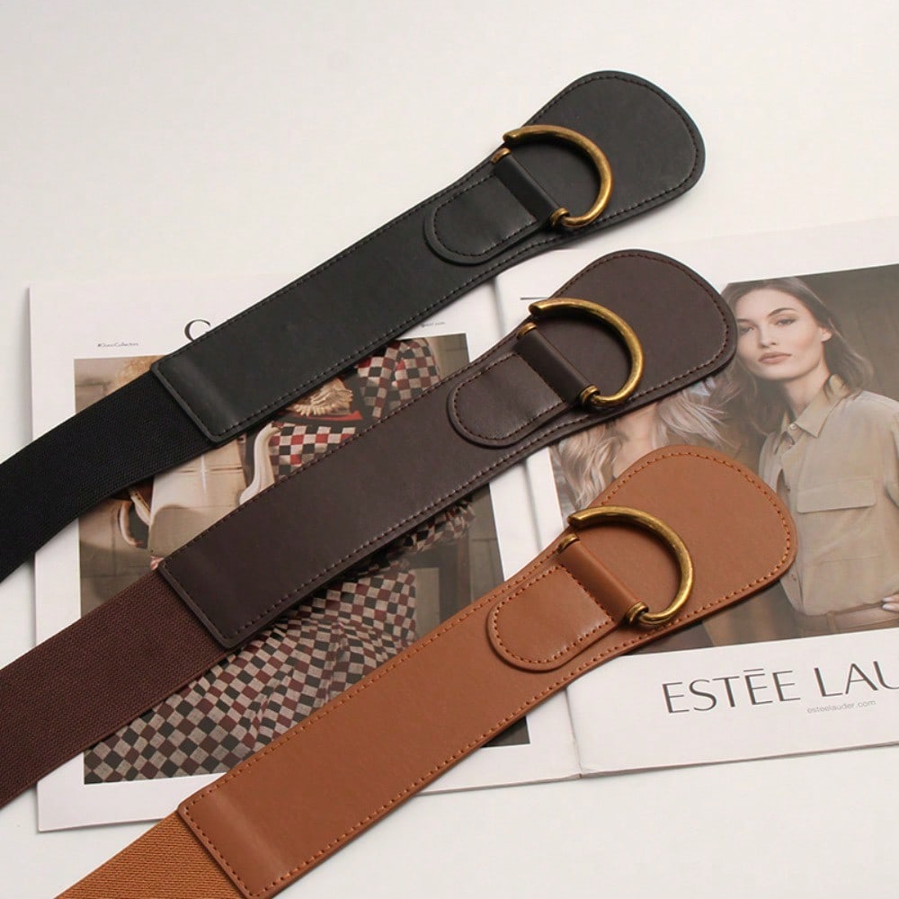 Elastic Waist Seal, Women's Decoration Wide And Simple Waist Decoration, Versatile Belt With Dress, Coat, Waist