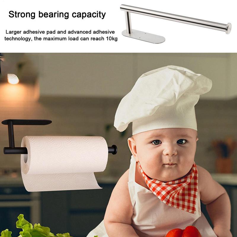 Paper Towel Holder Wall Mount Wall Mounted Paper Towel Roll Holder Rustproof Organization And Storage For Kitchen Bathroom