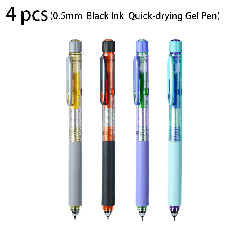 

Deli 4/8pcs 0.5mm Black Ink Quick-drying Gel Pens Office Supplies Stationery Signing Pen School Student Supplies Gift black