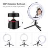10 Inch LED Ring Light Video Conference Lighting 3 Lighting Modes 11 Levels Adjustable Brightness USB Powered with