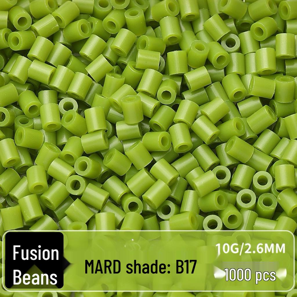 Confezione di Ricarica Perline Termofusibili da 264 Colori - 1000 Perline, 2,6 MM, Materiali per Puzzle 3D Fai da Te