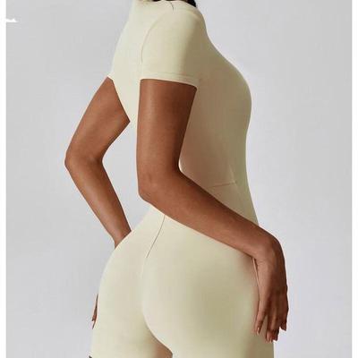 Damen Sport-Overall mit kurzen Ärmeln