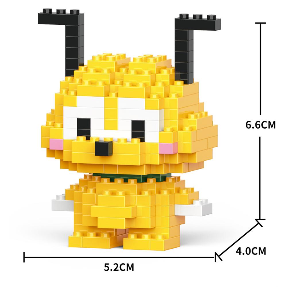 Cartoon Anime  Blocks Kuromi My Melody Cinnamoroll Mouse Building Blocks Doll Toy Kids Birthday Gift