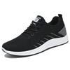 Shoes Men's New Sports Shoes Men's Large Size Soft-soled Men's Shoes Flying Woven Breathable Casual Shoes Shallow Mouth Versatile Single Shoes