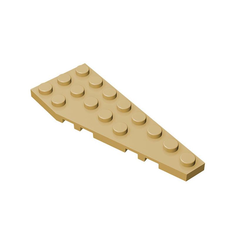 

10PCS 50304 Puzzle Particle Plate 8x3 Building Blocks Kit Right Board House Bricks Learning-Focused Toys Presents Dropshipping 10PCS бежевый