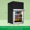 Waterproof Outdoor Refrigerator Cover, Dustproof Vertical Protective Case For Upright Mini Freezers, Heavy Duty Weather Resistant