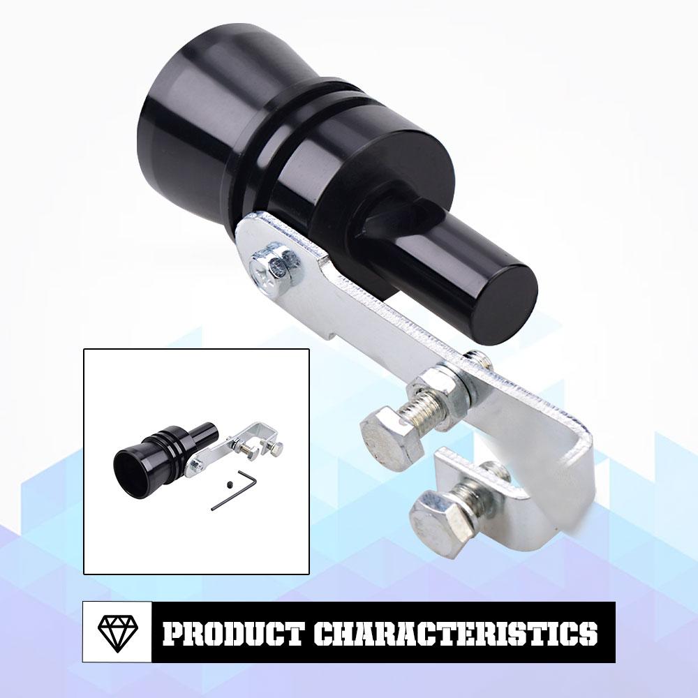 Vehicle Refit Device Exhaust Pipe Turbo Sound Whistle Car Turbmuffler Universal Sound Simulator Car Turbo Sound Whistle S/M/L/Xl