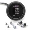 12/24V 0-232PSI/16BAR S-Series Ultra-Thin Round 52mm Dual Red&Blue&White LED Display Air Pressure Gauge FORAir Suspension System