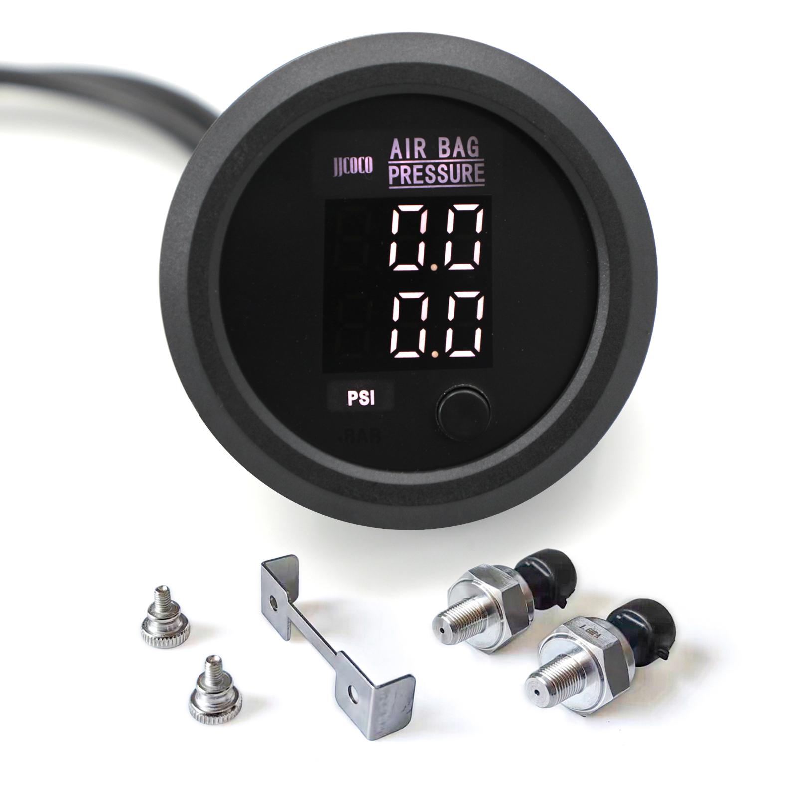 12/24V 0-232PSI/16BAR S-Series Ultra-Thin Round 52mm