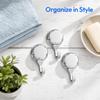 3 PCS Silver Suction Cup Hook ABS Robe Hook Versatile Towel Hook  Flat Smooth Surface