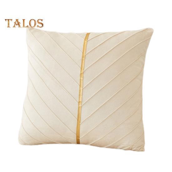 Couch Überwurf Kissenbezug 18x18 Zoll Dekorative Kissenhülle Einfarbiger Kissenbezug mit Verdecktem Reißverschluss für Sofa Bett Wohnzimmer Heimdeko