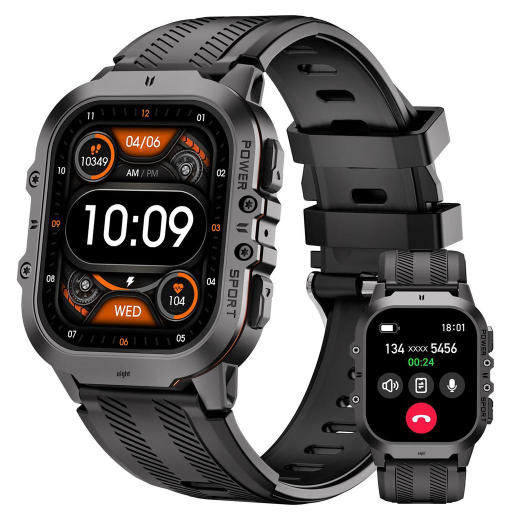 C26 Smartwatch: AMOLED Screen, Bluetooth Calling, Outdoor Heart Rate & Blood Oxygen Monitoring, Sports-Ready