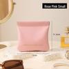 Portable Mini PU Makeup Bag with Automatic Closure for AirPods, Lipstick, and Miscellaneous Items