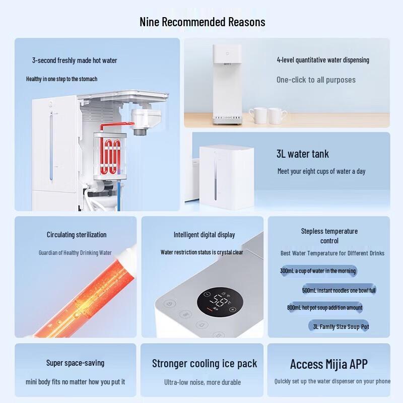 Xiaomi Smart Instant Hot & Cold Water Dispenser CN plug (adapter included)