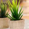 Lawn Ornaments Artificial Bonsai Charming Fake Potted Tequila Plant Garden Figurines for Park Decoration