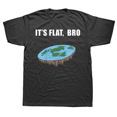 De Aarde Is Plat IJswand Platte Aarde T-shirt Zomer Grafisch Katoen Streetwear Korte Mouw Verjaardagscadeaus T-shirt Herenkleding