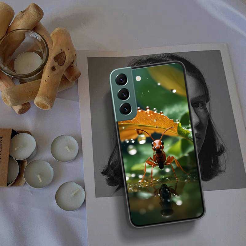 Red Fire Ants, Worker Ants Phone Case For Samsung Galaxy S22 S25 Ultra S21 S10 Plus S26 Edge S20 S23 S24 FE Cover Silicone S
