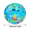 Water Mat For Cats Interactive PVC Sensory Cat Water Mat Inflatable Interactive Toy Pad Scratch Resistant Accessories For