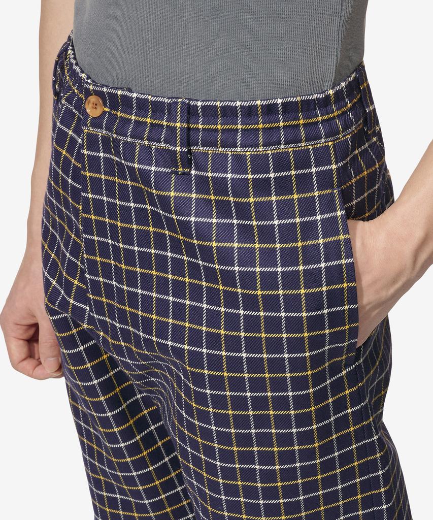 MARNI Check Cotton Wool Pants - Blumarine / Pumu0156A3Utc317Chb94
