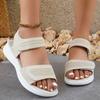 Women's Summer Casual Platform Sandals Comfortable Non Slip Beach Shoes Woman Soft Sole Lightweight Walking Sandalias Mujer 2026