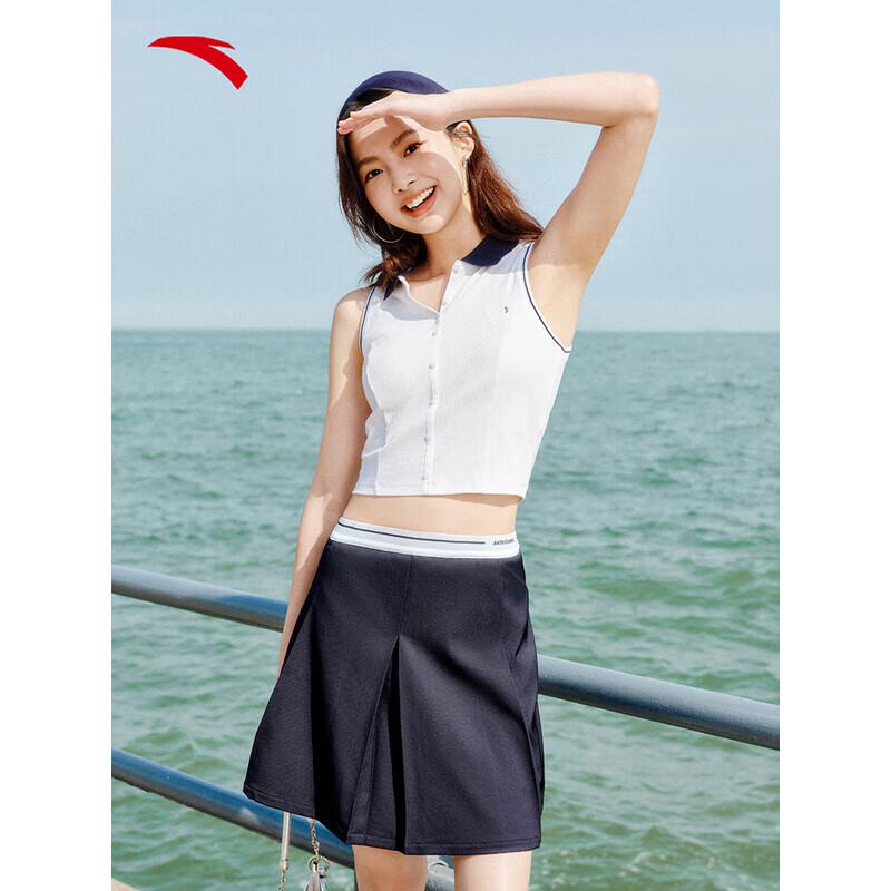 ANTA Women s Slim Fit Sleeveless Tennis Polo XL