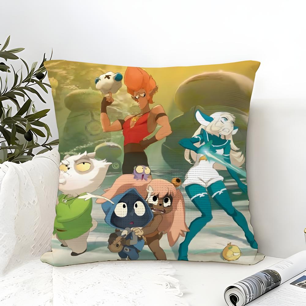 Internet Mmorpg Game W-Wakfu 1 Pillow Case Linen Pillow Case Sofa Home Decor Cushion Cover Cushion Cove