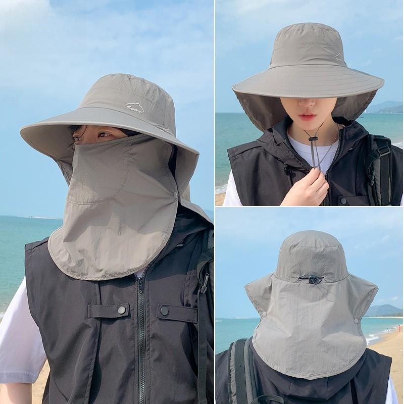Summer Sun Protection Fisherman Hat With Large Brim For Outdoor Fishing And Hiking