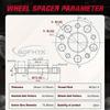 5x120mm Wheel Spacers 20mm for BMW 1/3/5/6/7 Series & X1/Z4 (M12x1.5, 72.56mm Hub, 2PCS)