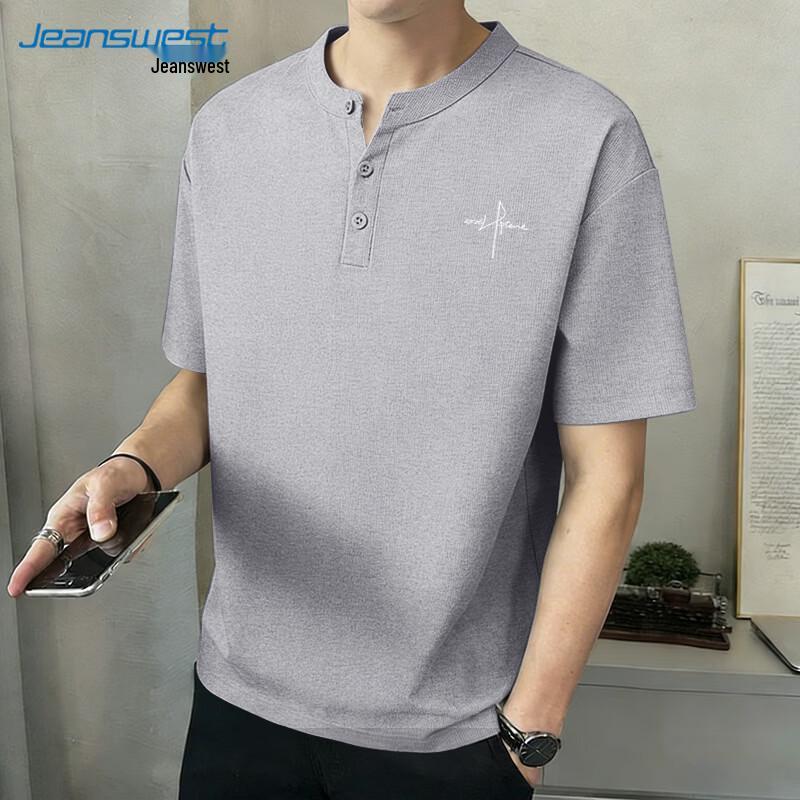 Jeanswest Men s Script English Print Casual Short Sleeve T-Shirt M
