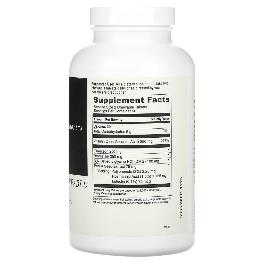 Aller-Dmg Chewable, Great Orange Cream, Chewable Tablets 120 Tablets