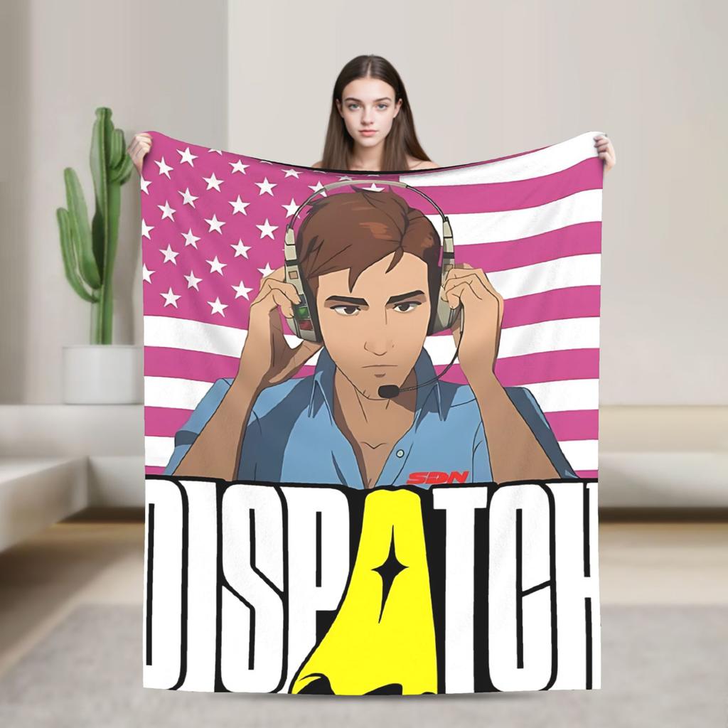 Soft Blanket Picnic Dispatch Game Throw Blanket  Flannel Bedspread For Bedroom Funny Sofa Bed Cover