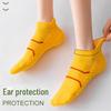 Women's Non-slip Breathable Ankle Socks - Sweat-absorbent Towel Bottom for Spring & Summer, Ideal for Sports, Running & Casual Wear.