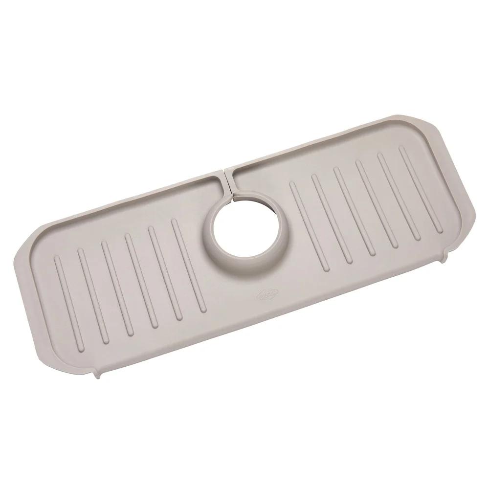 

Faucet Splash Guard Self Draining Quick Drying TPE Sink Protector Adjustable Rest Area Sponges Soap Cleaning Tools Easy Install United States