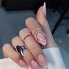 Thin Nail Rings for Women Girl Daily Fingertip Protective Cover Fashion Jewelry Double Ring Adjustable Fashion Gothic Metal Line