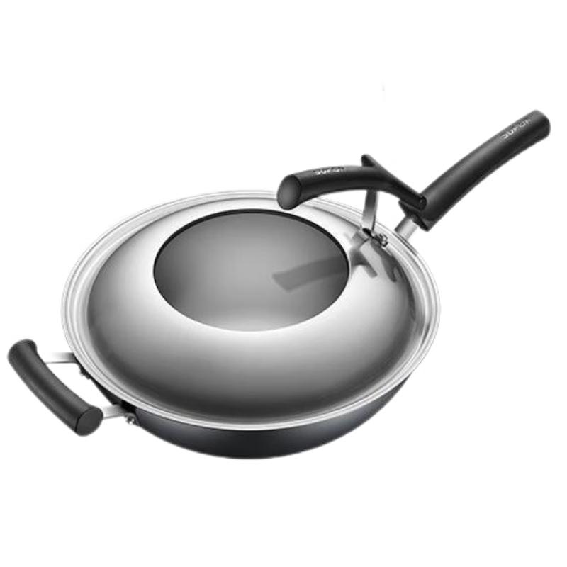 Supor 32cm Fine Iron Non-Coated Wok