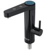 Countertop Instant Water Heater Faucet, Immediate Hot Water Stainless Steel, Camping Briebe IH1206 3600W Black