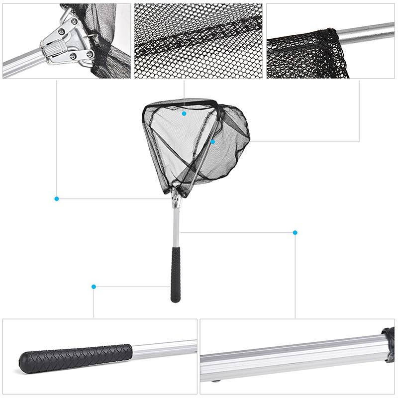 Aluminum Alloy Fishing Nets Convenient And Easy To Carry Outdoor Shallow Beach High Quality Fishing Nets And Fishing Gear