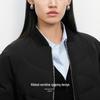 Veromoda 2025 Winter Short Ribbed Collar Loose-Fit 90% White Duck Down Jacket