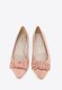 Wittchen Damen Ballerinas aus Öko-Wildleder mit Schleife, Staubrosa, Staubrosa, Öko-Leder