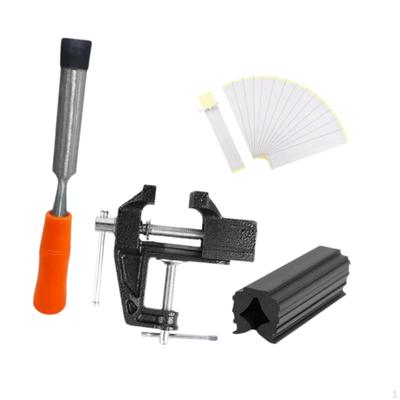 Golf Club Grip Kit Tape Remover Easy To Use Professional 15 Tapes Shaft Protector Rubber Vise