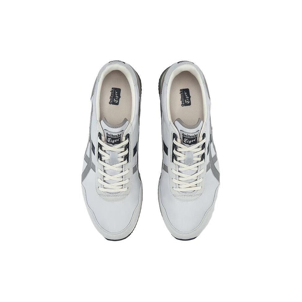 ONITSUKA TIGER Tkanina Dualio Syntetická kůže Pohodlné Všestranné Protiskluzové Nízké Ležérní Boty Unisex tenisky Šedé 1183C249-020