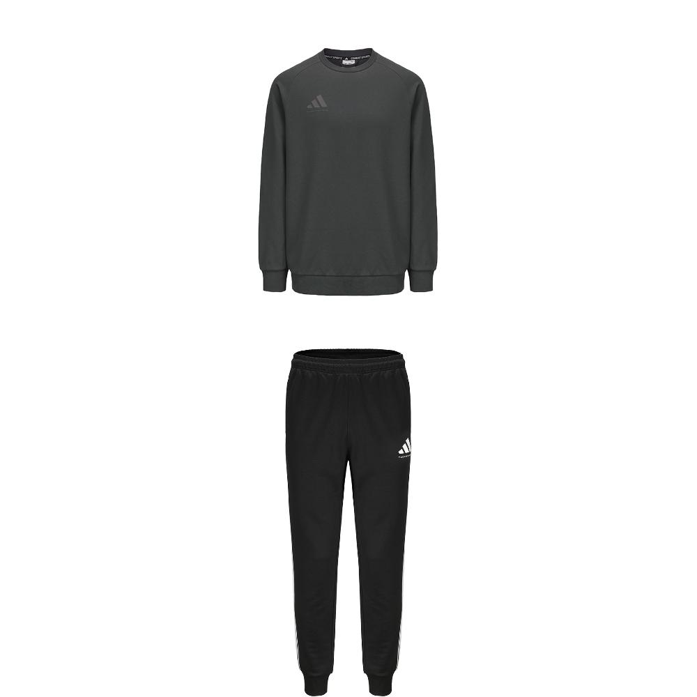 

Adidas Simple Comfortable Fashion Long Sleeve Crew Neck Sweatshirt And Long Pants Casual Sports Suit ACLLSPS3CS-GFC+TR30P1T-BW S