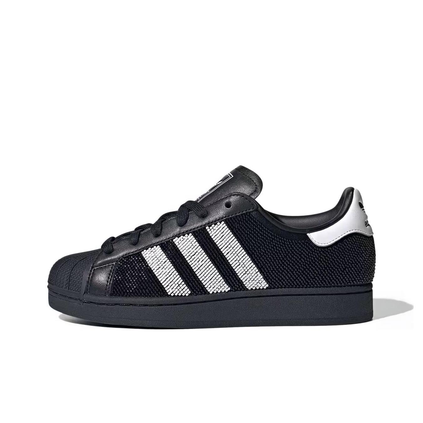 adidas Superstar Beaded Женские кроссовки Черный Белый JH7098 40⅔