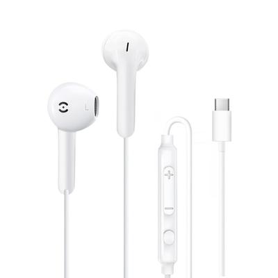 Auriculares con cable Tipo-C compatibles con iPhone 17 16 15 Pro Max calidad de sonido HIFI control de volumen ajuste cómodo micrófono USB-C tipo canal Apple 17e Air