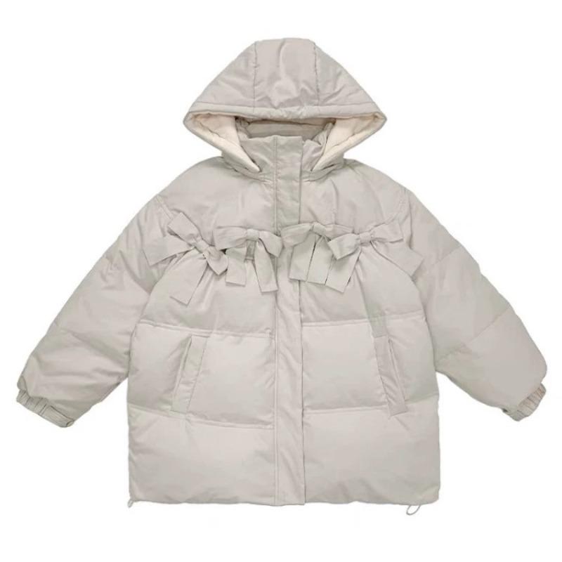 

Ретро милая пуховая одежда, женское новое зимнее свободное утолщенное маленькое модное пальто XL