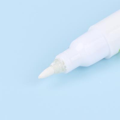 2Pcs 1.0Mm White Permanent Marker Pens Deep Hole Marker For Wood Rock Plastic Leather Glass Stone Metal Art Marker