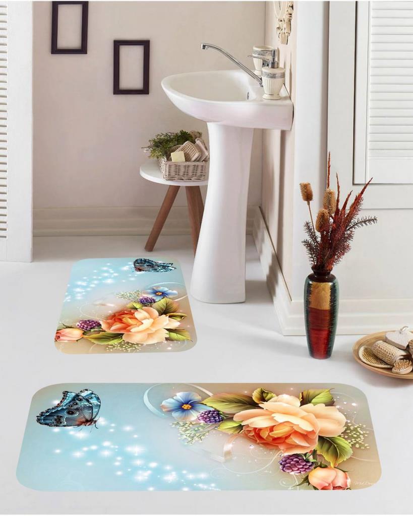 

Набор ковриков для ванной с принтом Mosimoso BM162 100x60 cm