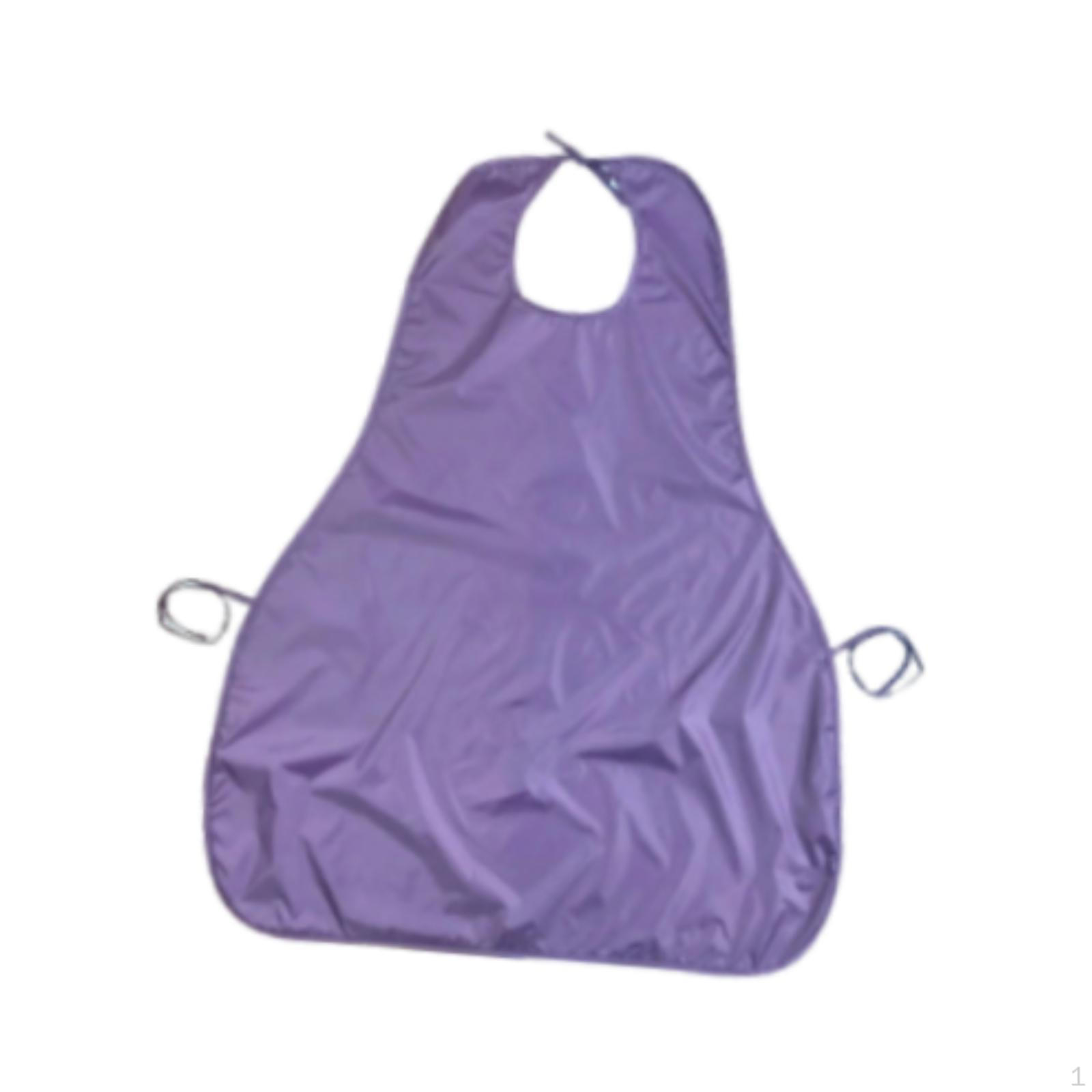 

Adults Bib Clothing Protector Portable for Women Men Easy to Use, Practical, Reusable Lightweight фіолетовий