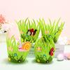 Easter Egg Basket Colorful Kids Easter Basket Felt Gift Bag 3d Easter Tote Bag For Kids Party