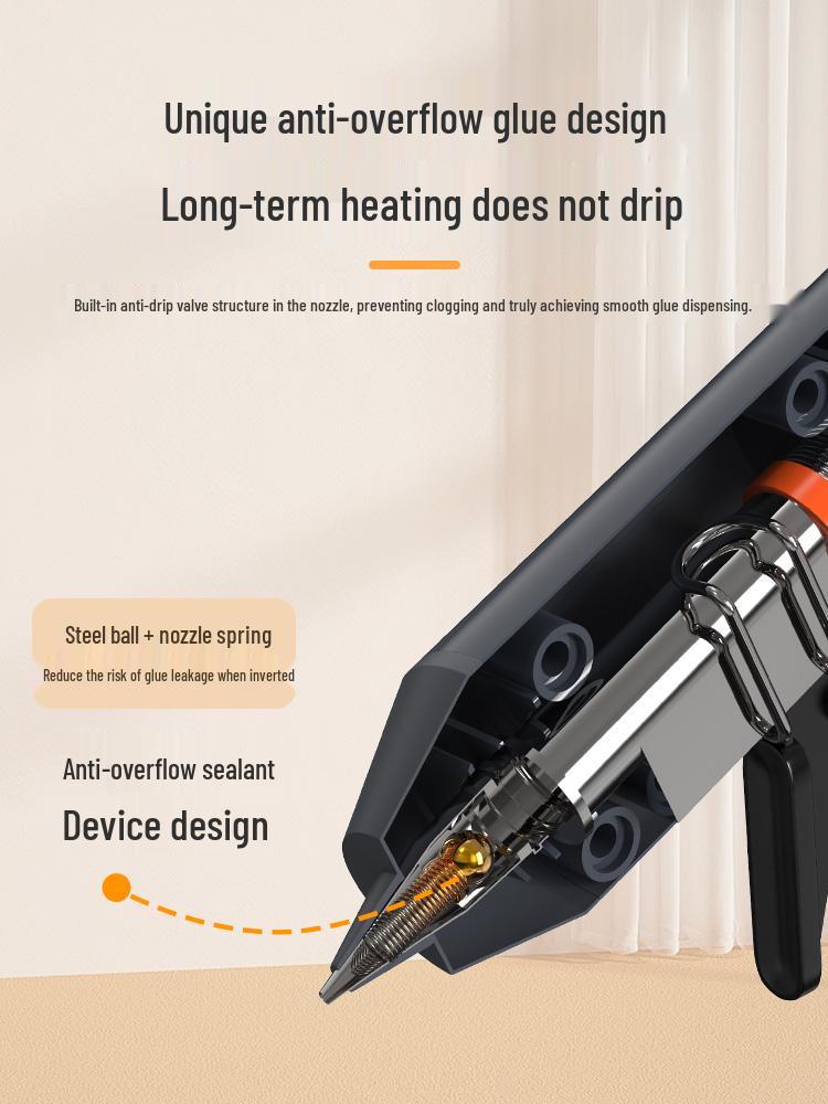 Deli DIY Electric Hot Glue Gun with 7mm Extended Glue Sticks
